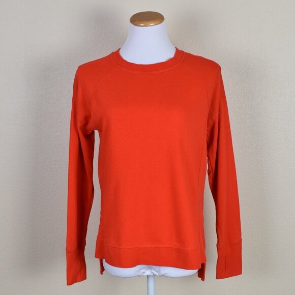 Sweaty Betty After Class Sweatshirt Orange XXS - Picture 1 of 7